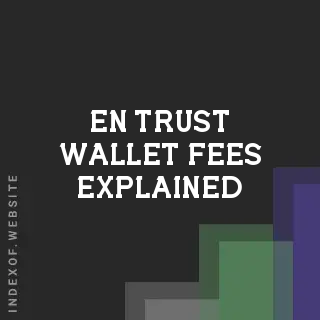 Trust Wallet Fees Explained: 2026 Guide to Network & Service Costs | Logo - Indexof